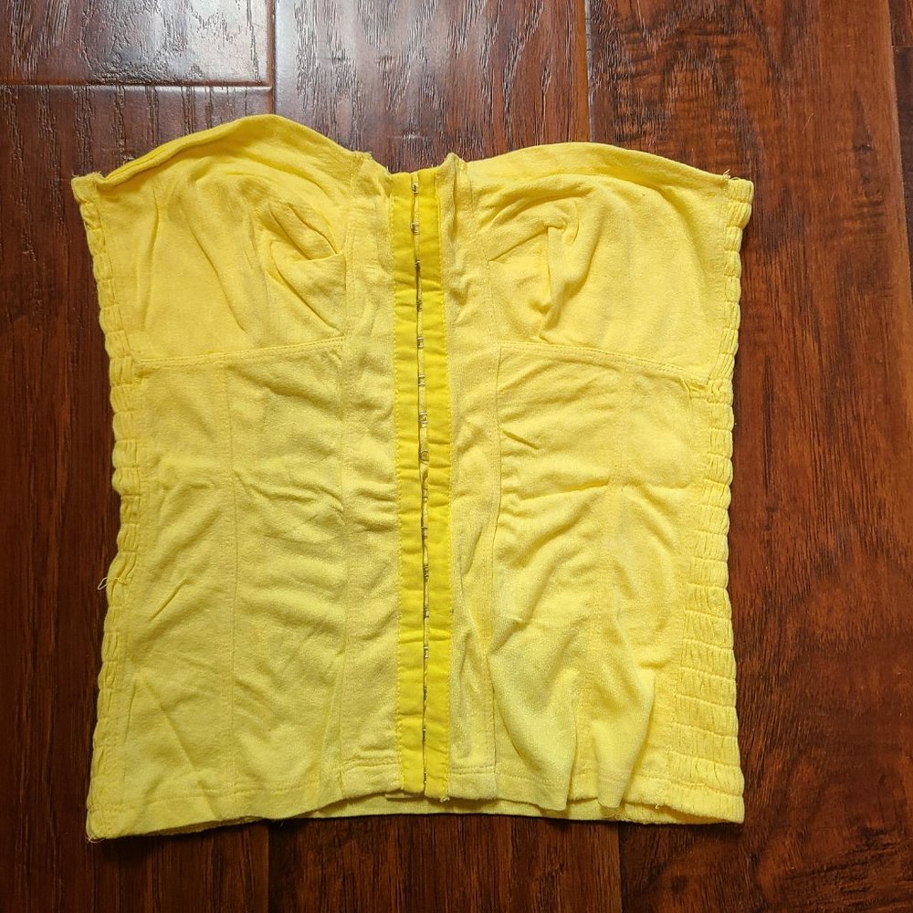 Free People Veronica Tube Canary Yellow XS! - Picture 2 of 3